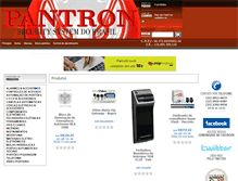 Tablet Screenshot of pantrondobrasil.com.br
